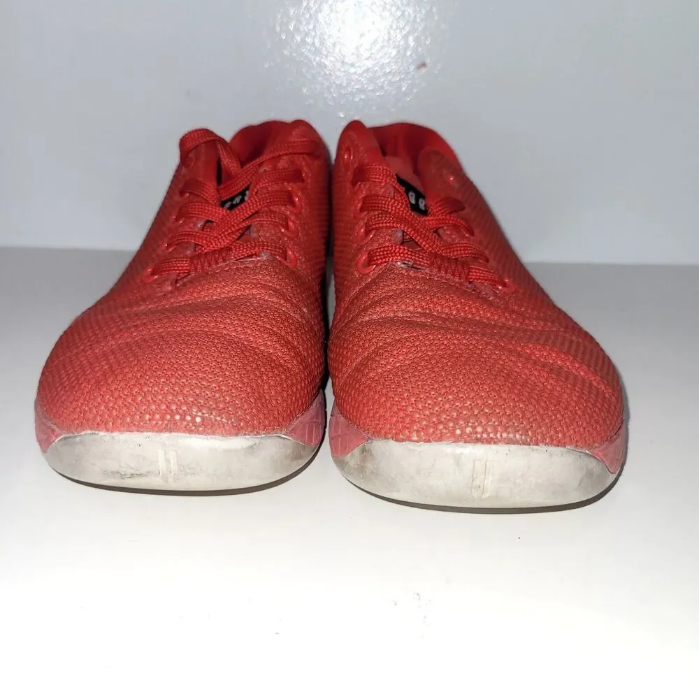 NOBULL Super Fabric Shoes women’s Size 7.5 Training Workout Shoes Red